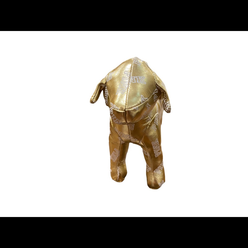 Victoria’s Secret PINK Gold Plush Dog (2014) - Picture 2 of 7